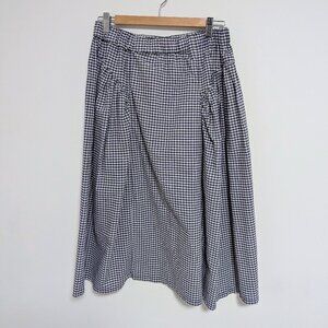 Handmade Gingham Midi Skirt